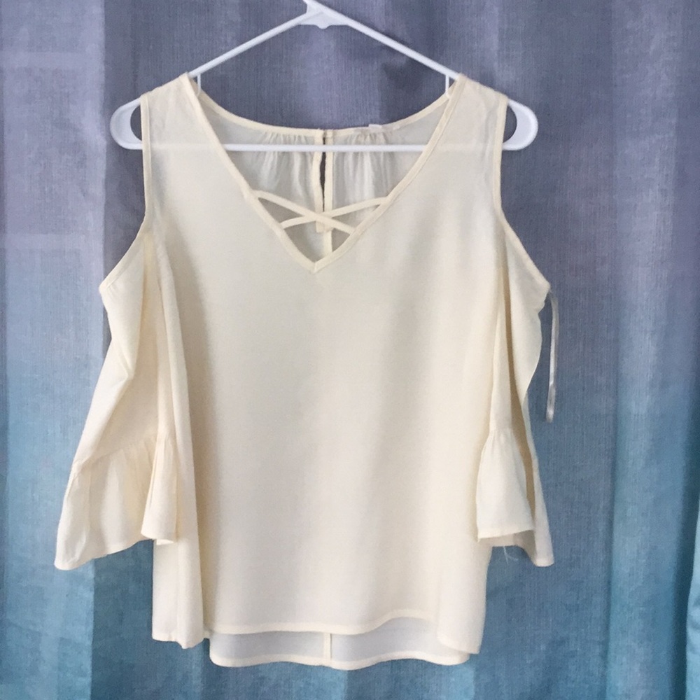 One heart off the shoulder blouse